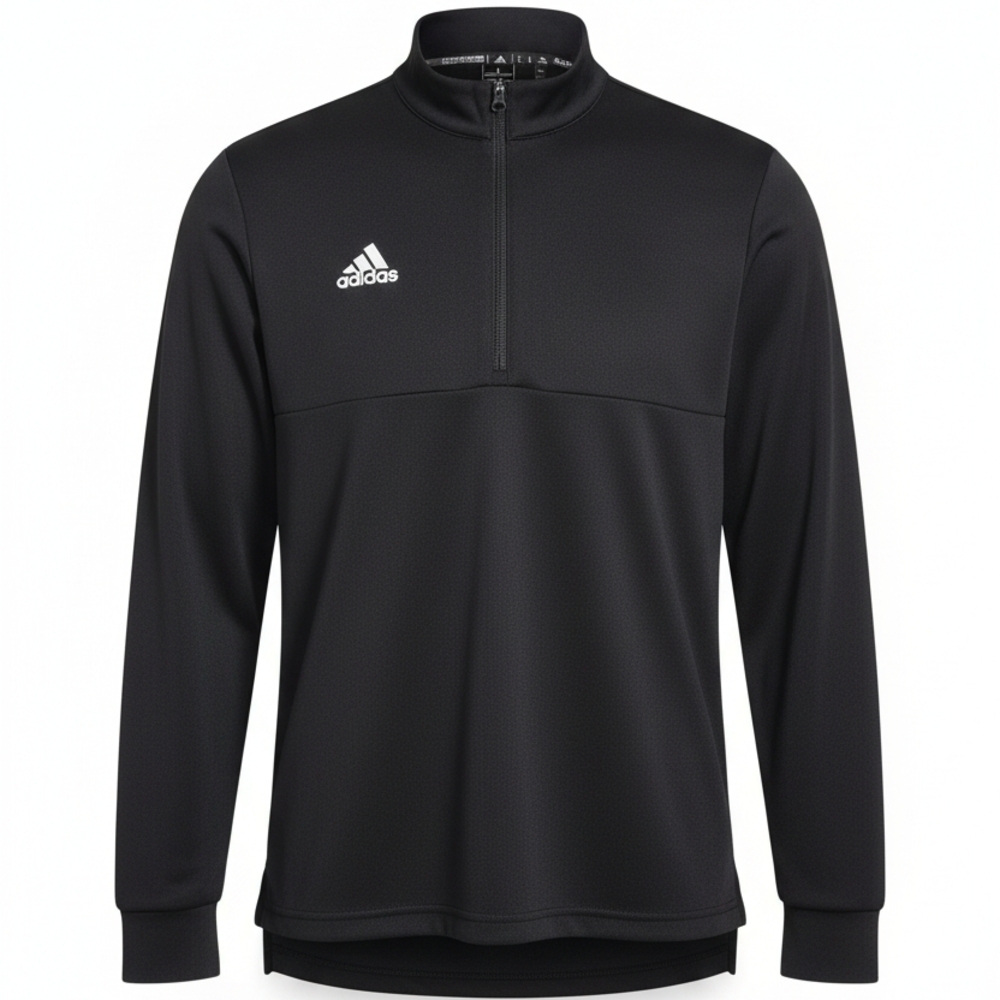 adidas Black Quarter-Zip Performance Jacket